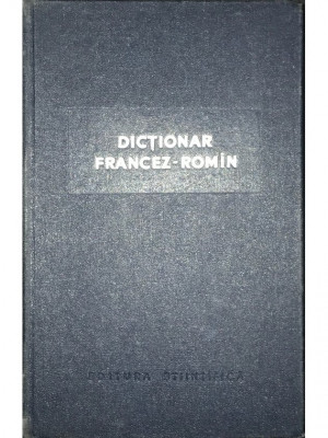 Constantin Caplescu - Dicționar francez-roman (editia 1959) foto