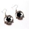 cercei cristale negre stelute 40514