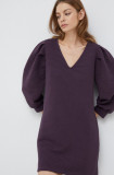 Cumpara ieftin Sisley rochie culoarea violet, mini, drept