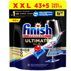 Detergent masina spalat vase Finish Ultimate All in One, 48 capsule