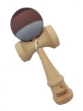 Cumpara ieftin Kendama profesionala, Bila din lemn cu strat de silicon, Maro cafeniu, 41KD