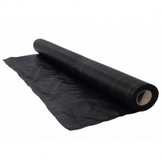 Nature Folie antiburuieni pentru sol, negru, 2,1x25 m