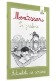 Activitati de citire Montessori. Legume si fructe - Gama
