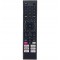 Telecomanda pentru Smart TV Hisense ERF3B80H, x-remote, Netflix, YouTube Music, Prime Video, Rakuten TV, UEFA TV, Facebook Watch, Negru