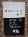 Ultimele zile ale lui Charles Baudelaire &ndash; Bernard-Henri Levy