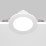 Spot fix LED Maytoni Stockton, 7W, 3000-6000K, incastrat, D97, alb, rotund, IP44