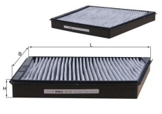 MAHLE LAK 156 Filtru, aer habitaclu