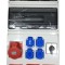 Tablou electric echipat cu 4 prize 5 poli 16A 4 prize schuko si intrerupator general 63A IP44 32 module 685x330x150mm