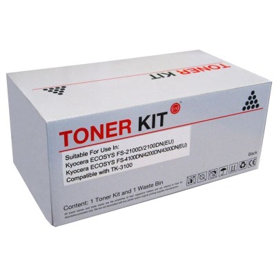 Cartus toner TK3100 compatibil Kyocera cu WASTE BOX foto