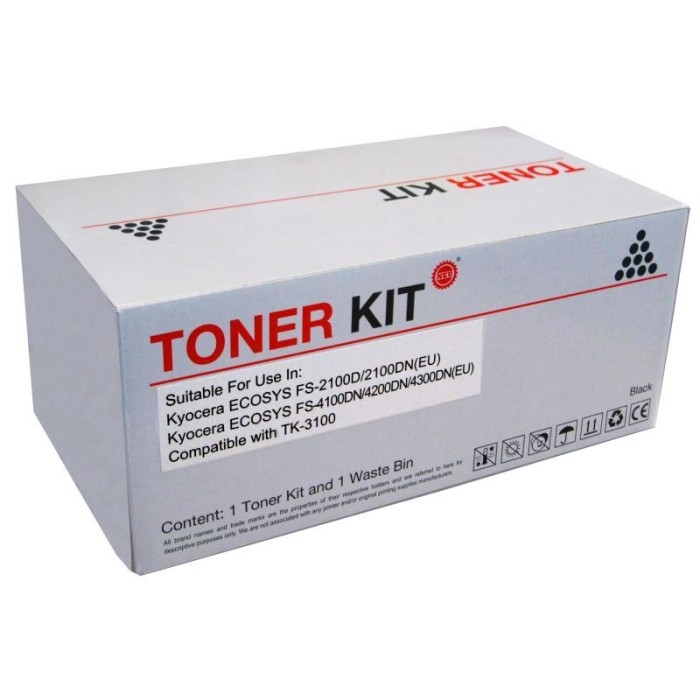 Cartus toner TK3100 compatibil Kyocera cu WASTE BOX