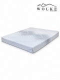 Saltea ortopedica Wolke Memory 180x200x15 cm, husa detasabila cu fermoar, 2 cm spuma memory gel, 13 cm spuma poliuretanica de baza, fermitate medie