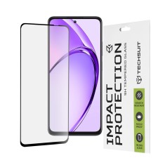 Folie sticla Oppo A80 5G Techsuit 111D Full Glue Full Cover, negru foto