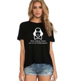 Tricou dama negru - Shakespeare Drama - 2XL, THEICONIC