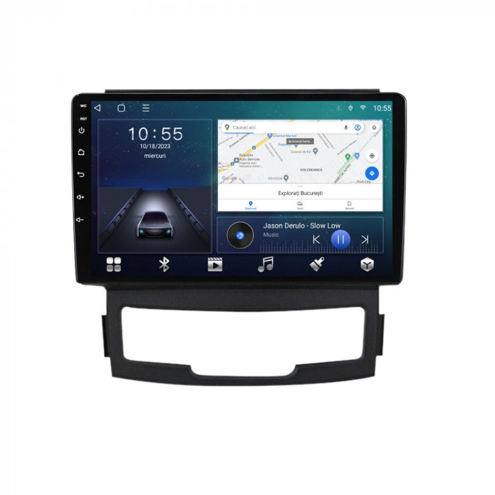 Navigatie dedicata cu Android Ssangyong Korando 2010 - 2013, 2GB RAM, Radio GPS