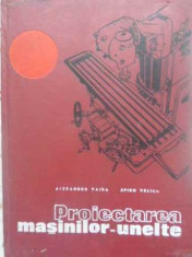 PROIECTAREA MASINILOR-UNELTE-AL. VAIDA, S. VELICU-231608