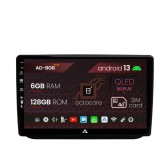 Navigatie Skoda Fabia (2007-2014), Android 13, B-Octacore 6GB RAM + 128GB ROM, 10.1 INCH - AD-BGB10006+AD-BGRKIT046