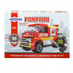 Set constructie MomKi tip Lego Autospeciala interventie 96 piese foto