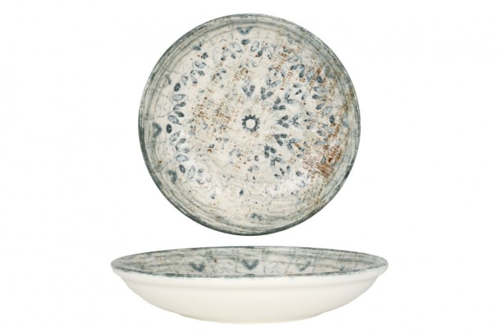 Rinart Farfurie ad&acirc;ncă - Fade - Porţelan - 20 cm (650cc) - set de 6