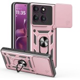 Husa Motorola Edge 60 Pro protectie camera Techsuit CamShield Series, roz