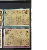 PC61 - Japonia 1990 International Correspondence Week/ Pictura, serie MNH, 2v