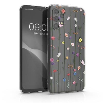 Husa Kwmobile pentru Samsung Galaxy A13, Silicon, Multicolor, 58381.03 foto