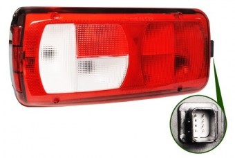 Lampa stop multifunctionala cu mufa DAF CF,XF 12+ stanga foto