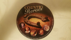 [CDA] V.A. - Country Heroes - compilatie pe cd - steel case foto