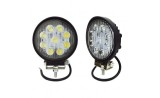 Set 2 x Proiector LED Auto Offroad 27W12V-24V, 1980 Lumeni Rotund