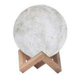 Lampa decorativa 3D Moon Light, USB, luminozitate ajustabila, General