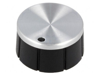 Buton rotativ aluminiu termoplast 6mm foto