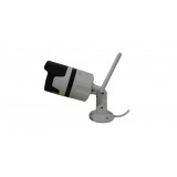 Camera de supraveghere cu IP , Wi-Fi , pentru exterior , 1080p , suport microSD card ,alb