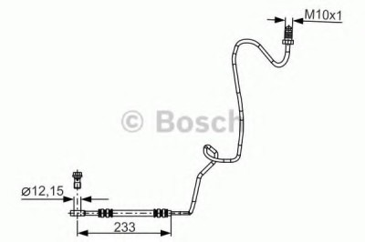 Conducta / cablu frana SKODA OCTAVIA I (1U2) (1996 - 2010) BOSCH 1 987 481 339 foto