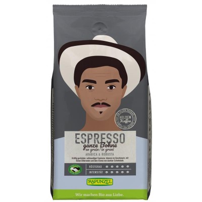 Cafea Bio Gusto Espresso Boabe Rapunzel 250gr foto