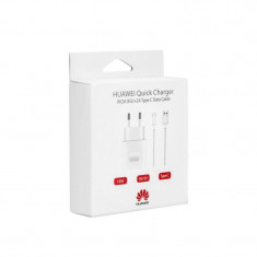 Incarcator original Huawei HW-059200EHQ AP32 Quick Charge cablu Type-C, Alb foto