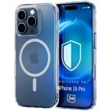 Husa de protectie 3mk MagCase pentru iPhone 16 Pro Transparent