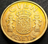 Moneda 100 (CIEN) PESETAS - SPANIA, anul 1988 *cod 4960 A, Europa