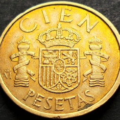 Moneda 100 (CIEN) PESETAS - SPANIA, anul 1988 *cod 4960 A