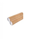 Set 2 buc tub din carton maro pentru protectie si transport folii, proiecte si printuri, lungime 150 cm