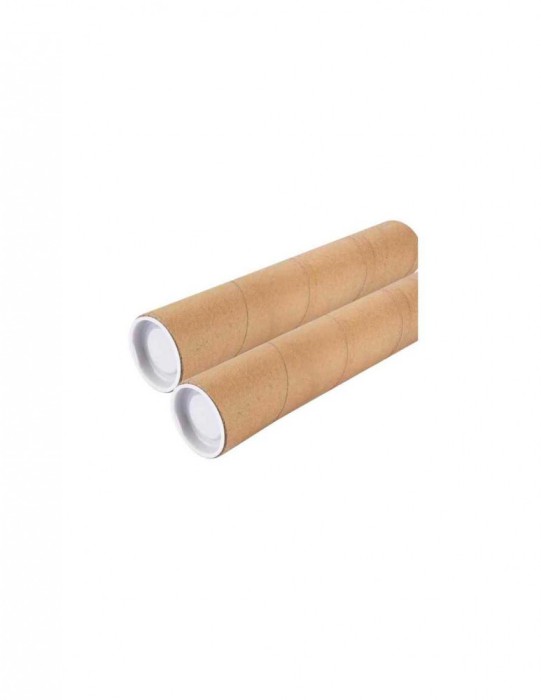 Set 2 buc tub din carton maro pentru protectie si transport folii, proiecte si printuri, lungime 150 cm