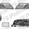 Set faruri tuning Skoda Octavia 2 (1Z3/1Z5) LB 06.2004-09.2008/ Combi 04.2005-09.2008/ BestAutoVest partea Dreapta/ Stanga, cu lumina parcare LED, cul