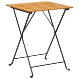 Cumpara ieftin Masa de bistro, 55 x 54 x 71 cm, lemn masiv de acacia