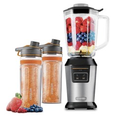 Blender pentru smoothie Automatic Sencor, 800 W, 2 recipiente, 2 programe presetate