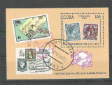 Cuba 1984 UPU, perf. sheet, used AA.069, Stampilat