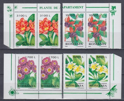 ROMANIA 2000 LP 1510 PLANTE DE APARTAMENT PERECHE SERII MNH foto