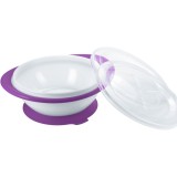 Nuk Bol Mancare Cu 2 Capace Pentru incalzire si Transport, Mov