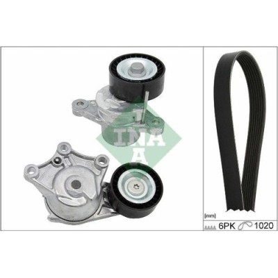 Set curea transmisie Citroen C3 2 (Sc) 09.09-, C3 2 Box / Liftback (Sc) 06.10-, C3 Picasso (Sh) 02.09-, C4 Cactus 09.14-, Ds3 (Sa) 11.09-12.16, Ds3 C foto