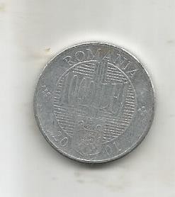 (No1) moneda- ROMANIA- 1000 LEI 2001 foto