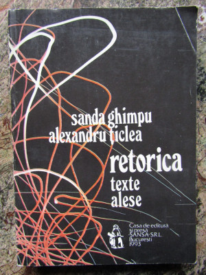 Sanda Ghimpu - Retorica, vol. 1 foto
