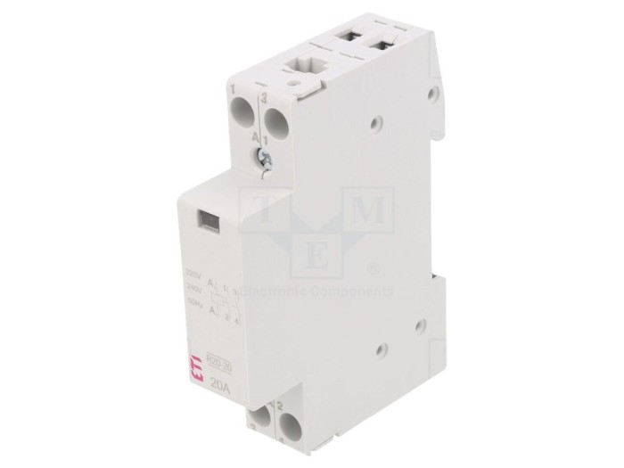 Contactor 2P 20A 230VAC NO