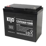 Cumpara ieftin Acumulator Pb-acid AGM Deep Cycle, 12V, 55Ah, conector M6 - KIJO JM12-55